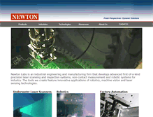Tablet Screenshot of newtonlabs.com